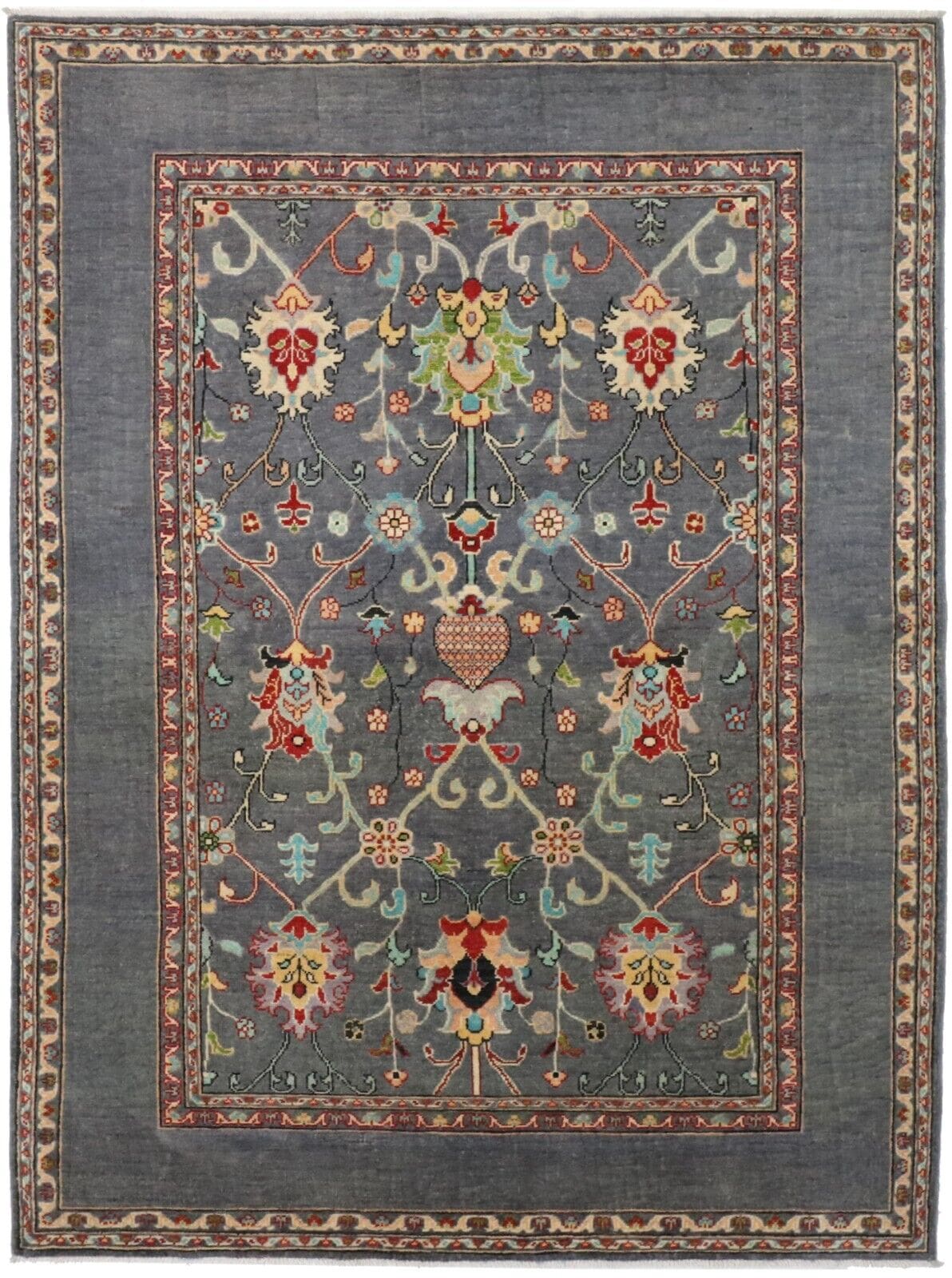 Kazak Diyar Teppich 236x168 cm, 160.000 Knoten, handgeknüpft, Perserteppich