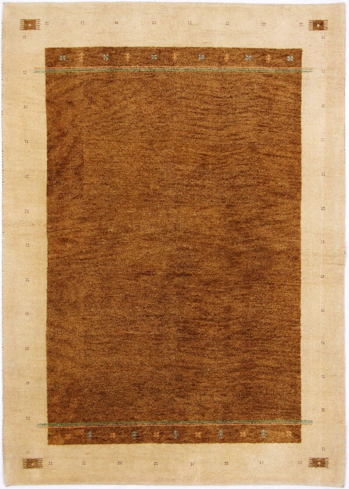 Handgeknüpfter Perserteppich Gabbeh 237x170 cm, Nr. 61-16, hochwertig