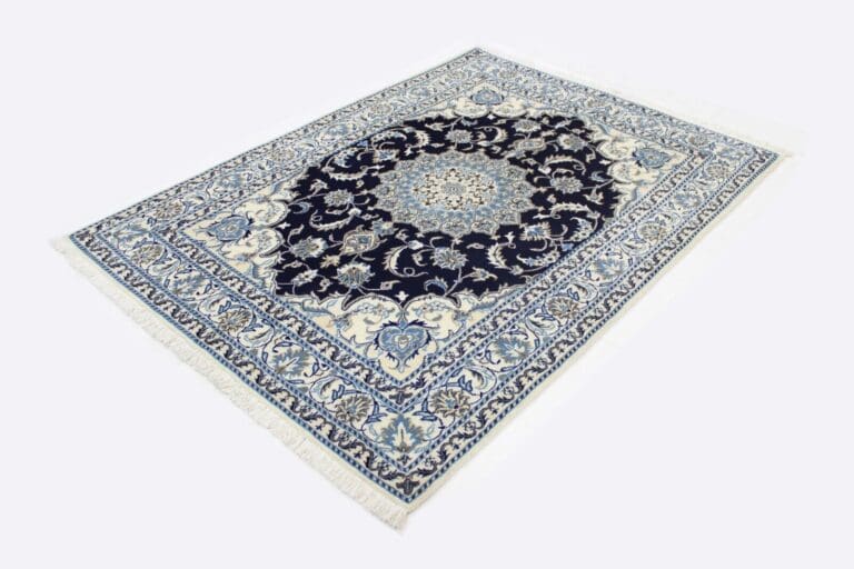 Original Perserteppich Nain Kashmari 200x146 cm, Top Zustand, handgeknüpft