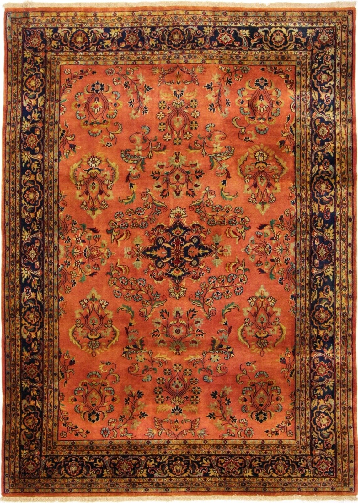 Handgeknüpfter Sarough Perserteppich 237x163 cm - 100% Handarbeit