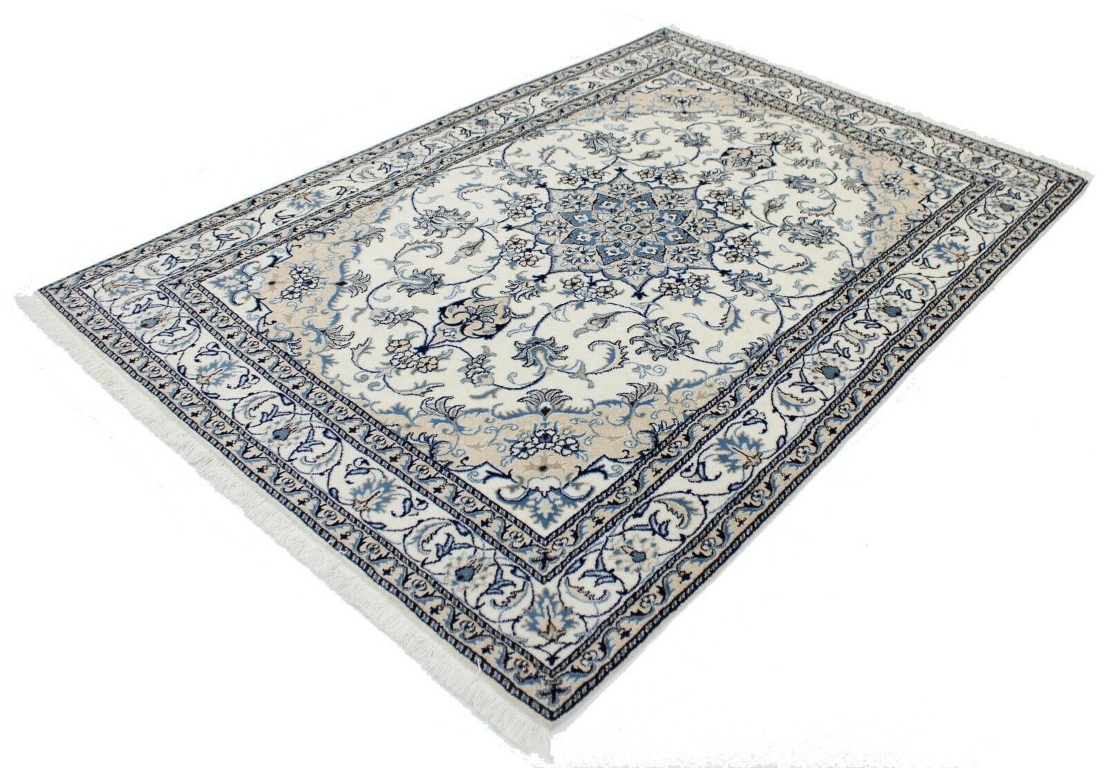 Original Perserteppich Nain 238 x 163 cm, Top Zustand, handgeknüpft