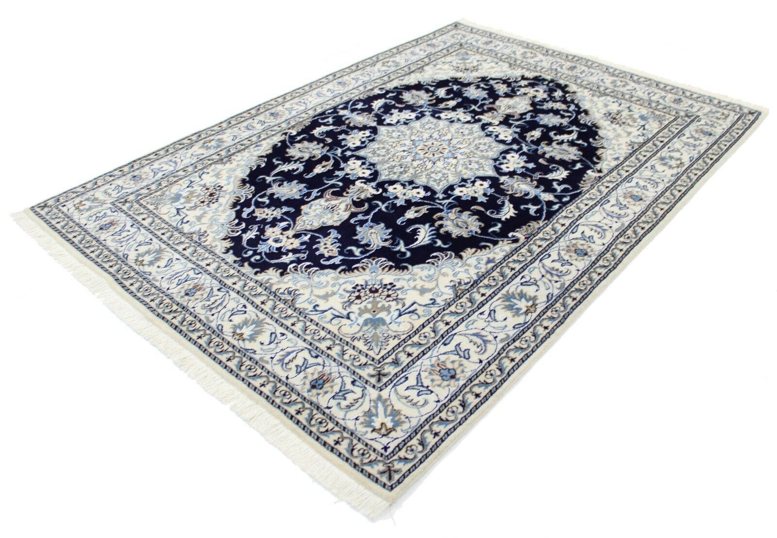 Original Perserteppich Nain 240x169 cm, Top Zustand, handgeknüpft