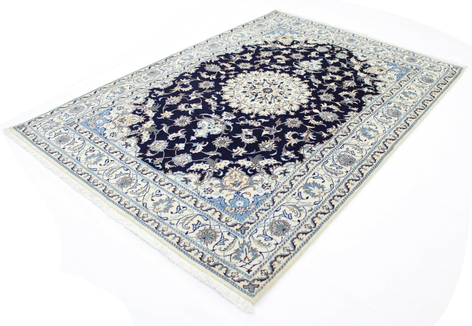 Original Perserteppich Nain 244x170 cm, Top Zustand, handgeknüpft