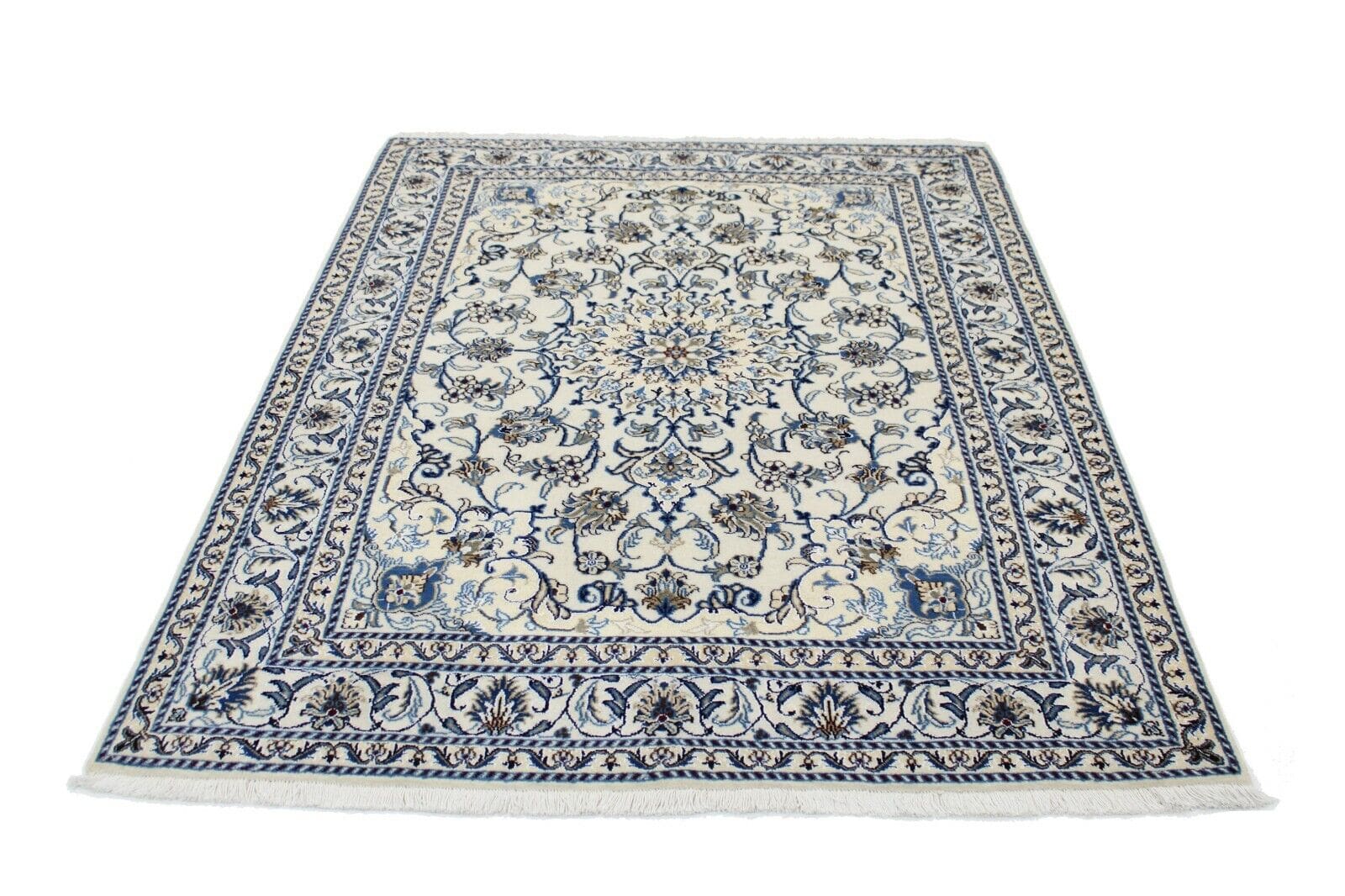 Original Perserteppich Nain 198x150 cm, Top Zustand, handgeknüpft