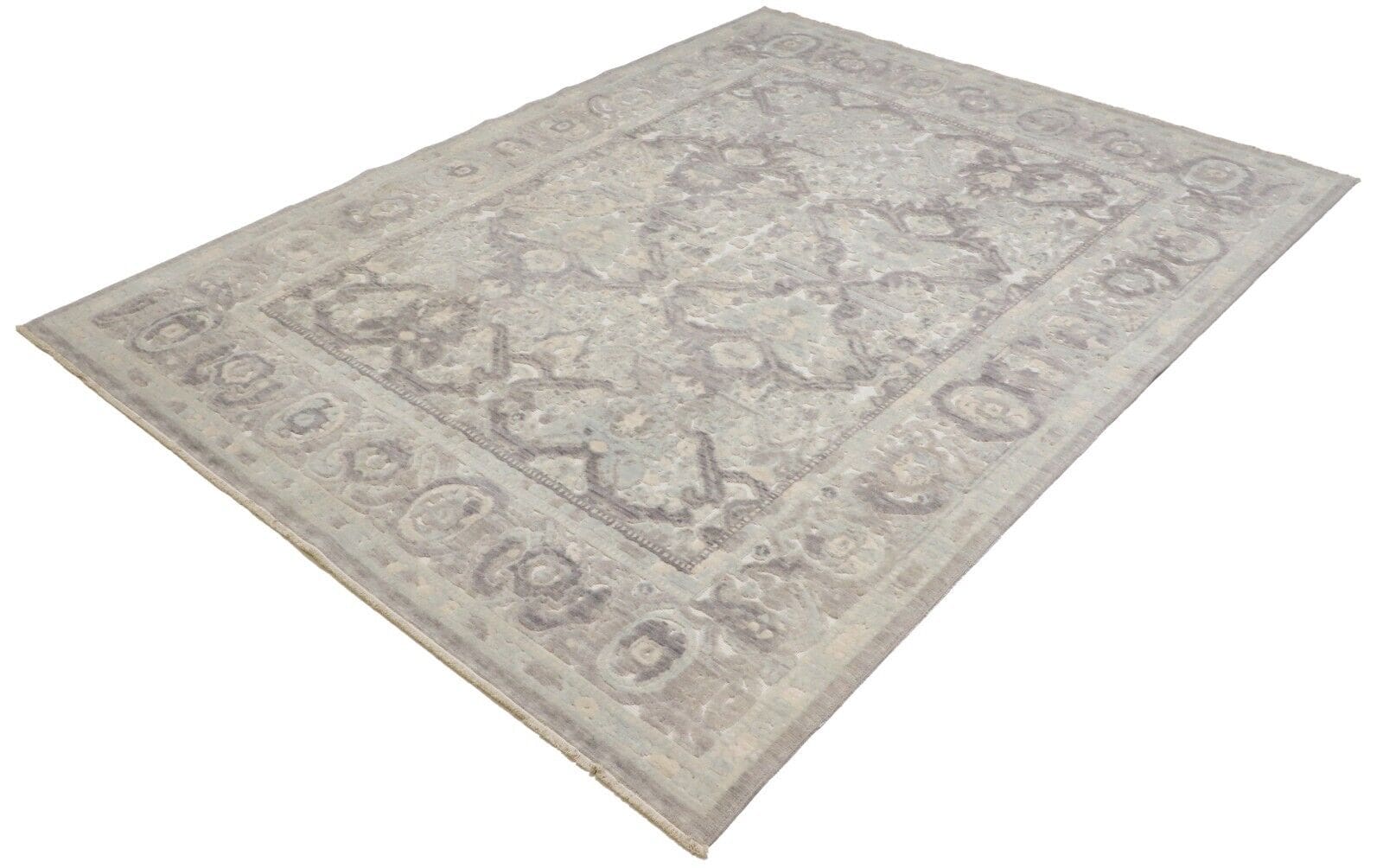 Modern Designer Perserteppich 178x232 cm Beige, handgeknüpft, Wolle