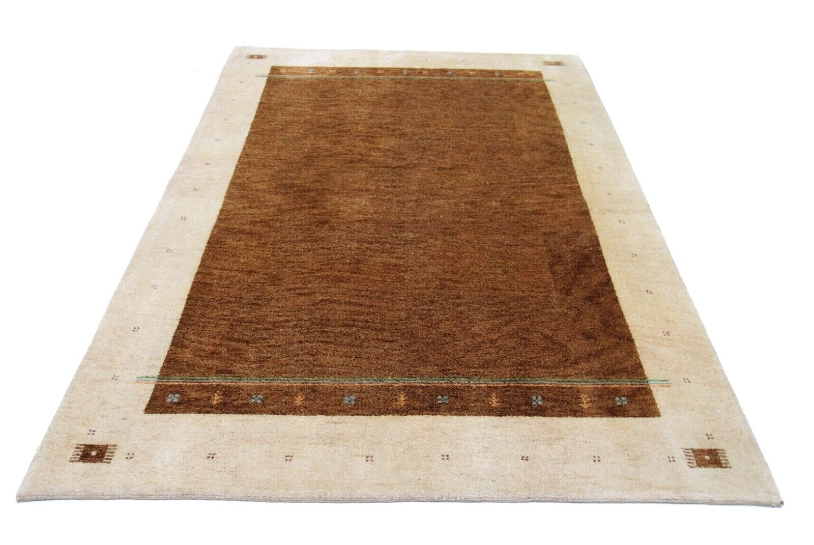 Handgeknüpfter Perserteppich Gabbeh 237x170 cm, Nr. 61-16, hochwertig