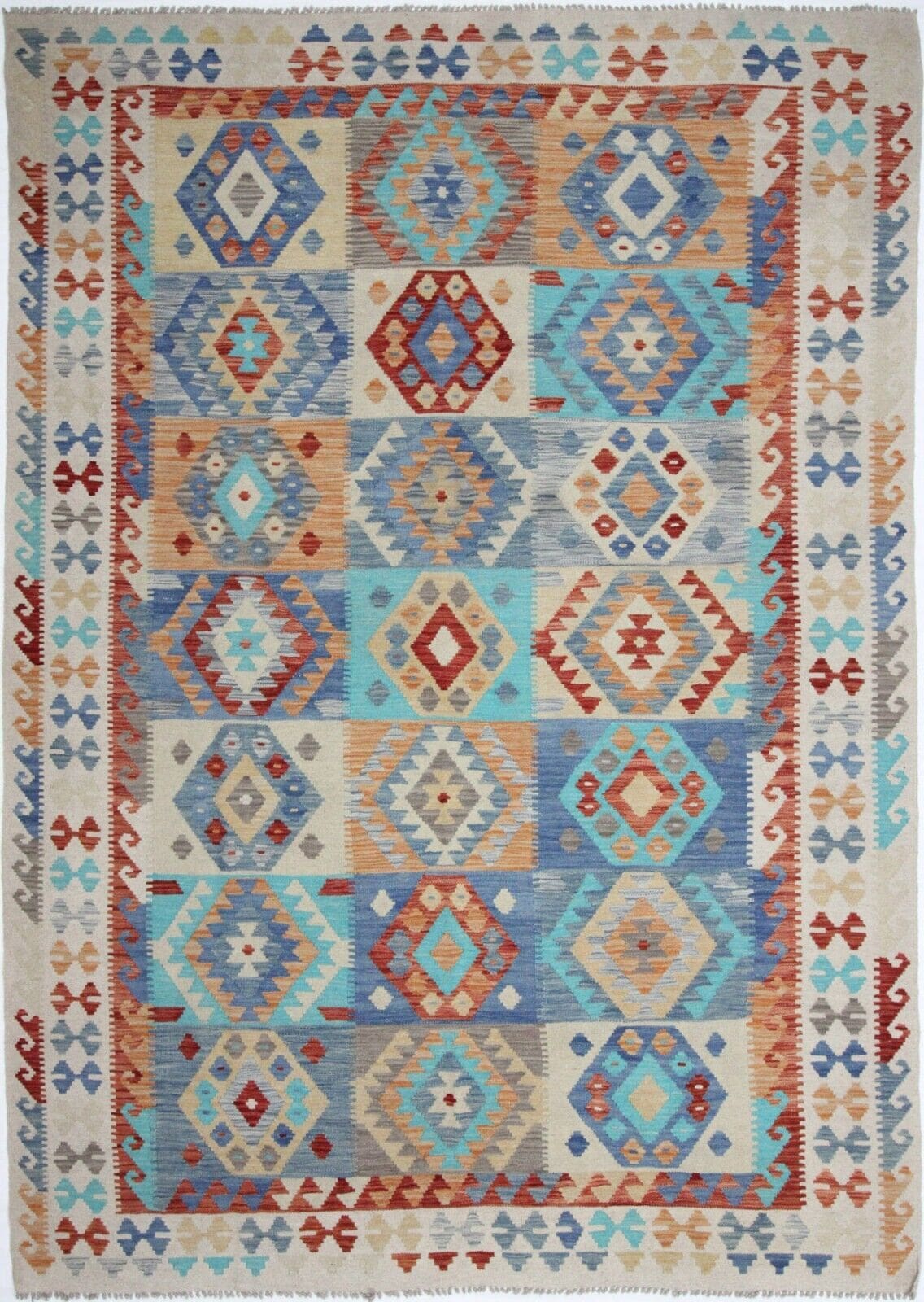 Original Handgewebter Orientteppich 291x204 cm, handgeknüpft