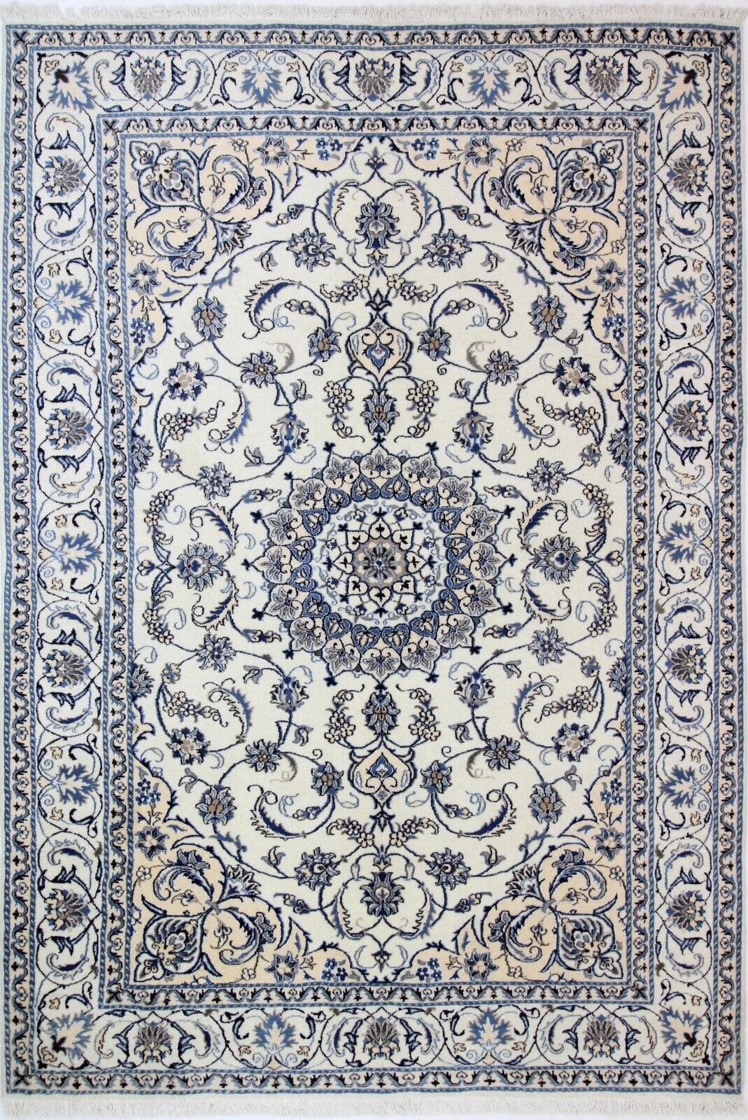 Original Perserteppich Nain 290x198 cm, Top Zustand, handgeknüpft