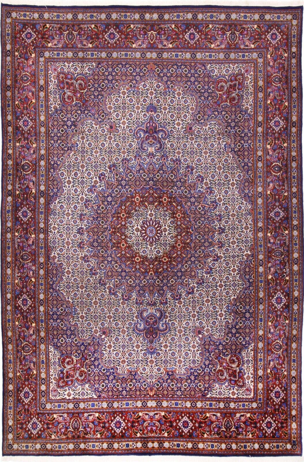 Perserteppich Moud 315x215 cm, fein, Top Zustand, handgeknüpft