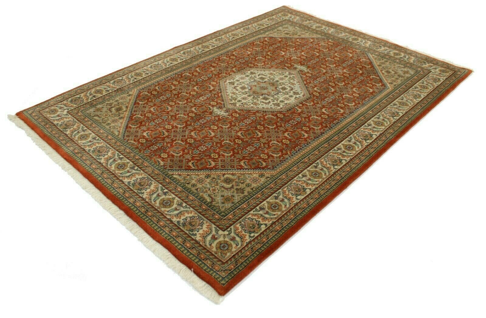 Original Indo Teppich Bidjar 240x172 cm, Top Zustand, handgeknüpft, Perserteppich