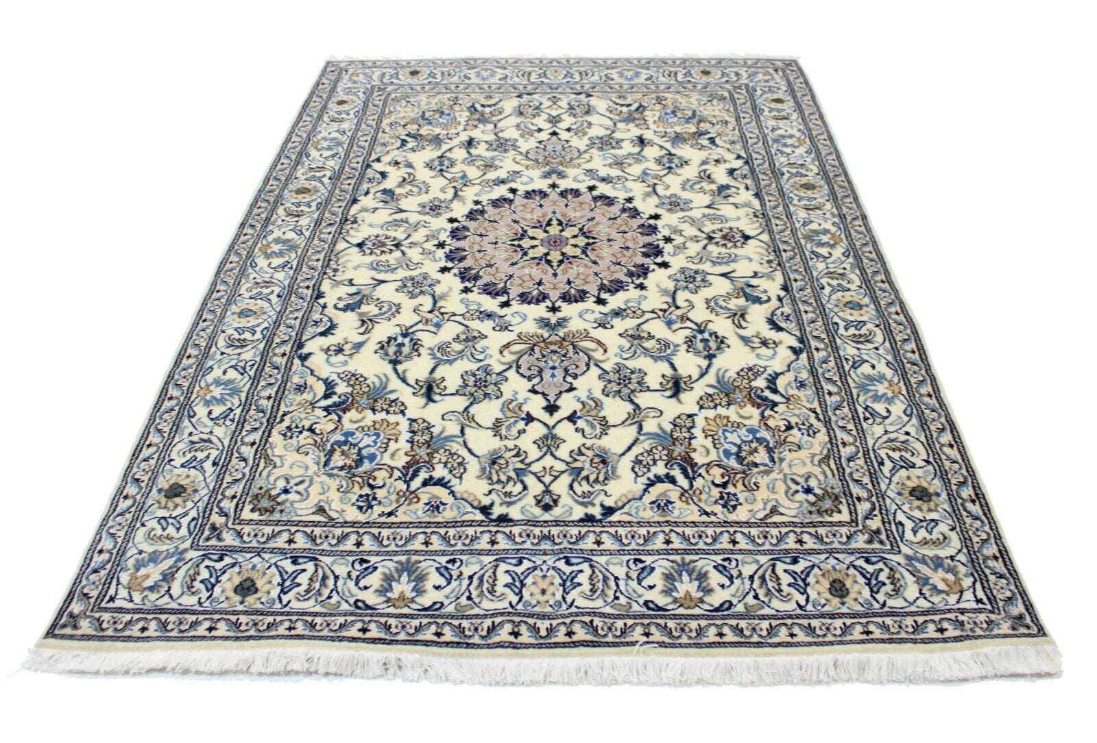 Original Perserteppich Nain 237x165 cm, Top Zustand, handgeknüpft