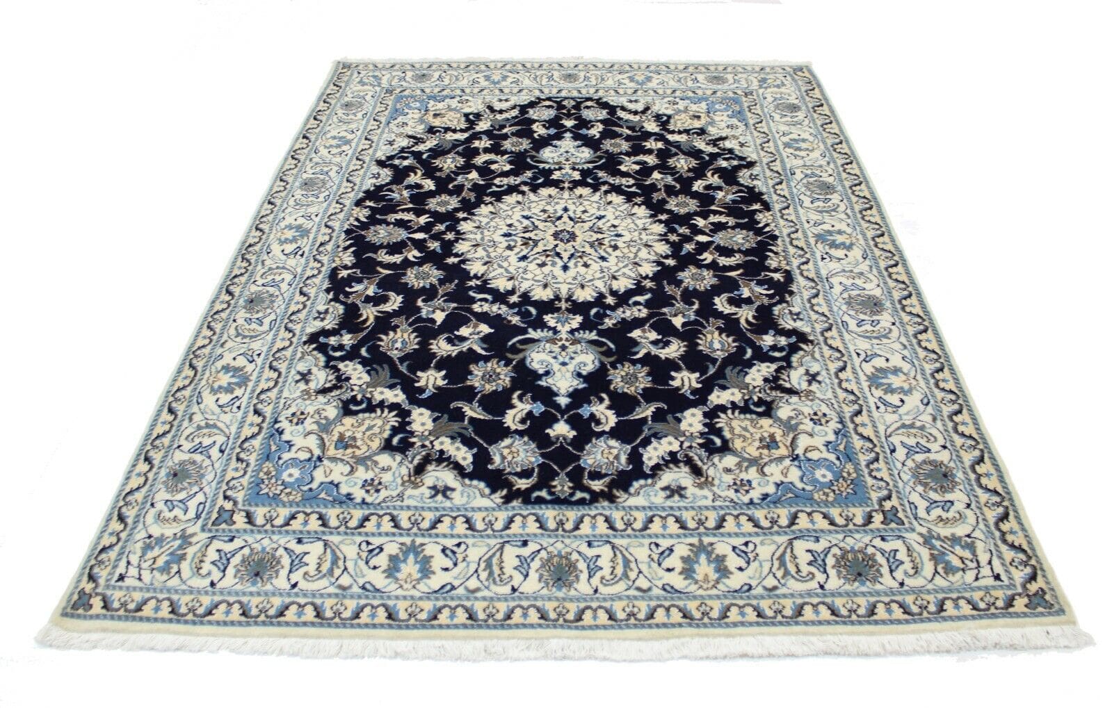 Original Perserteppich Nain 244x170 cm, Top Zustand, handgeknüpft