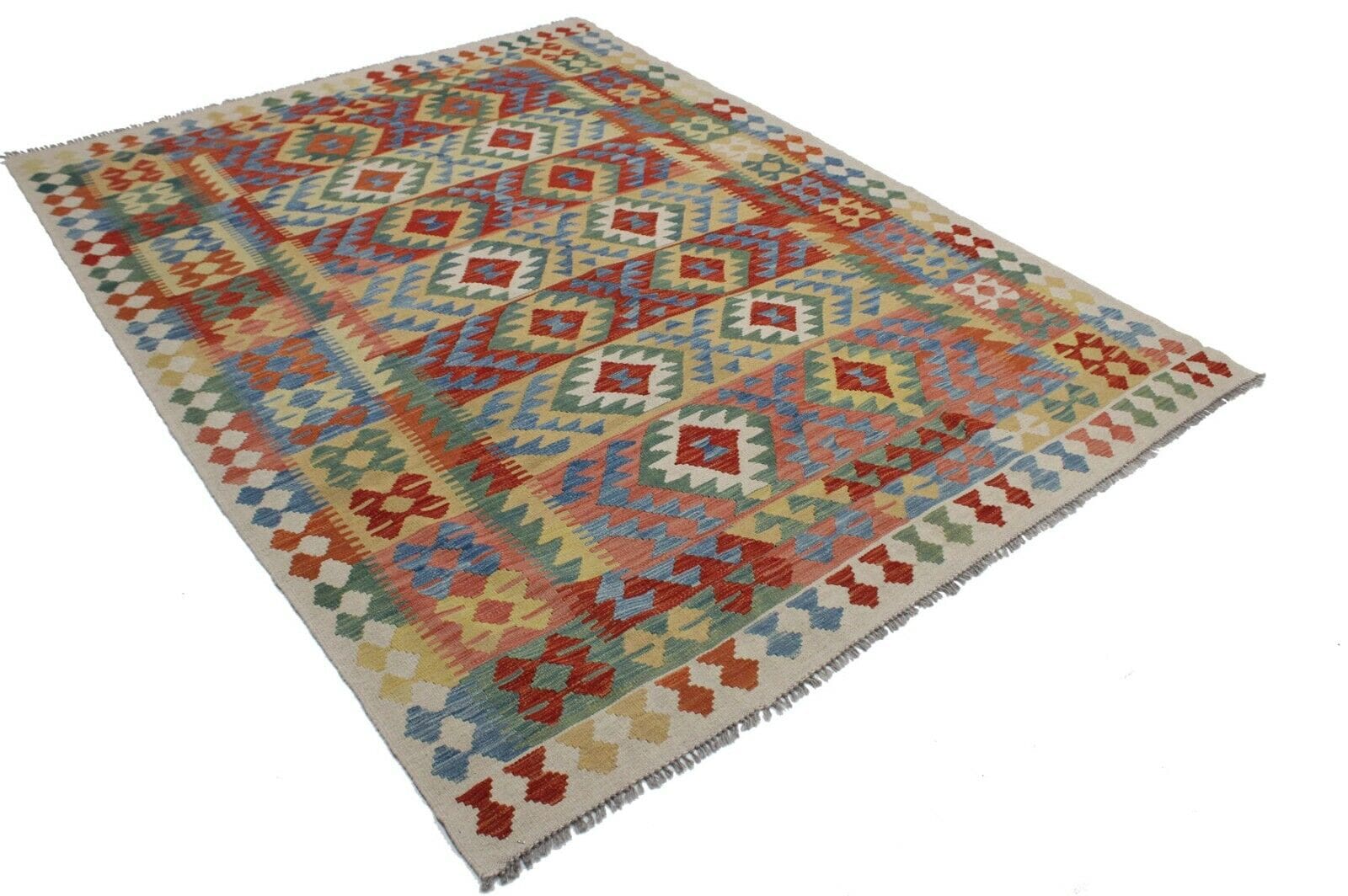 Original Handgewebter Orientteppich 249x182 cm – handgeknüpft
