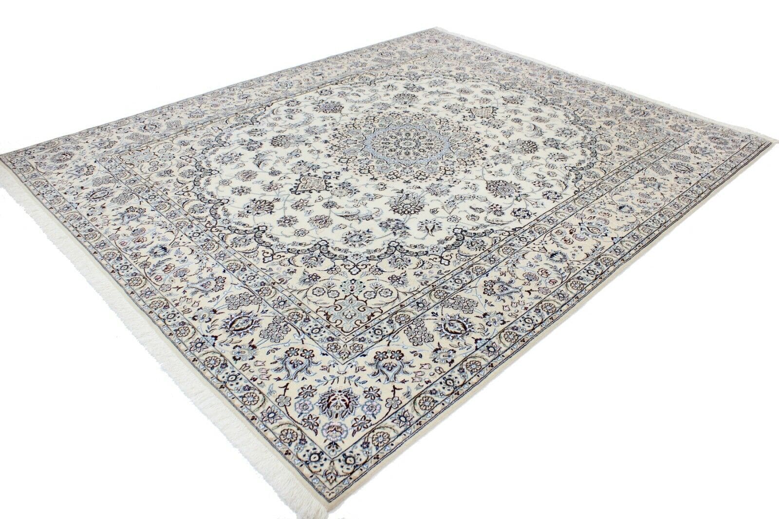 Handgeknüpfter Nain 9La Orientteppich 300x244 cm Perserteppich