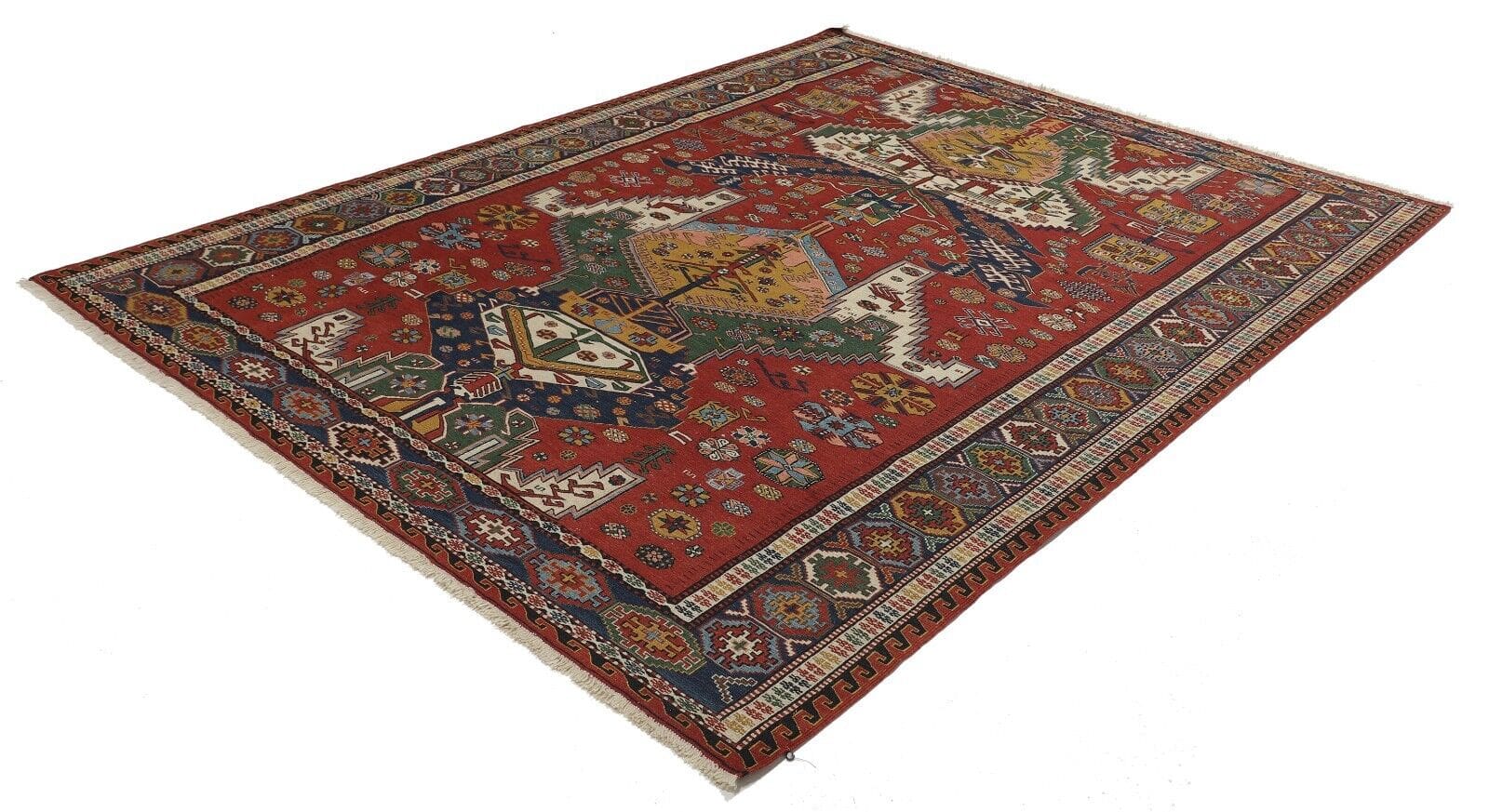 Kelim Sumach/Varni 275x210 cm – Klassischer Wolle Orientteppich handgewebt