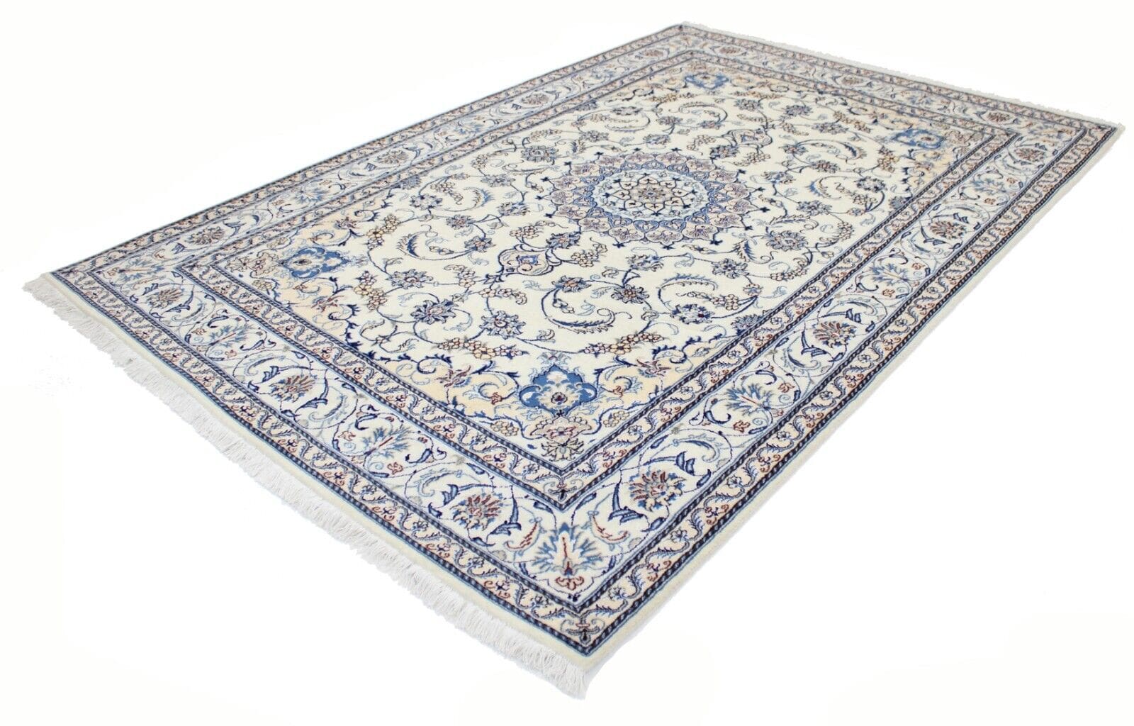 Original Perserteppich Nain 297x200 cm, Top Zustand, handgeknüpft