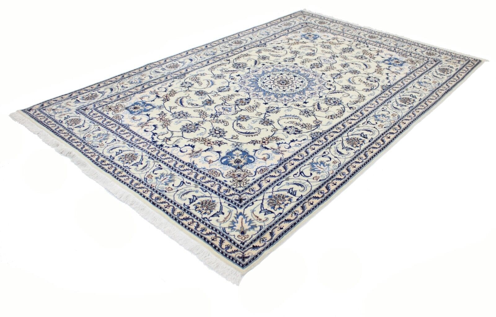 Original Perserteppich Nain 300x197 cm, Top Zustand, handgeknüpft