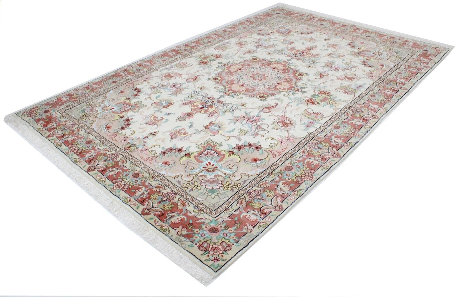 Original Perserteppich Tabriz 304x201cm, Top Zustand, handgeknüpft