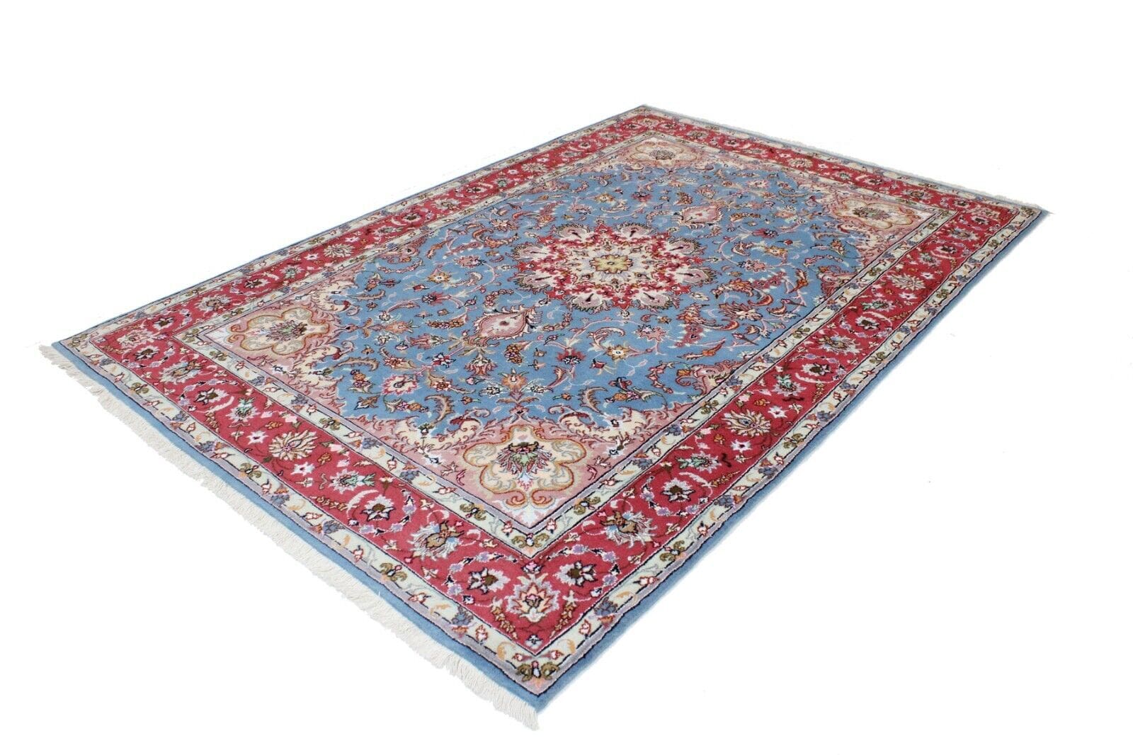 Original Perserteppich Tabriz 293x197 cm - Top Zustand, handgeknüpft