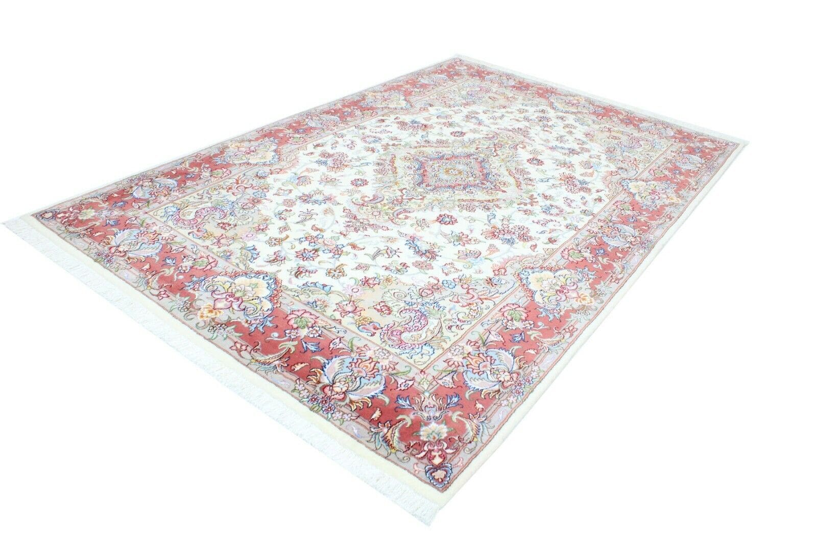 Original Perserteppich Tabriz 297x195 cm - Top Zustand, handgeknüpft