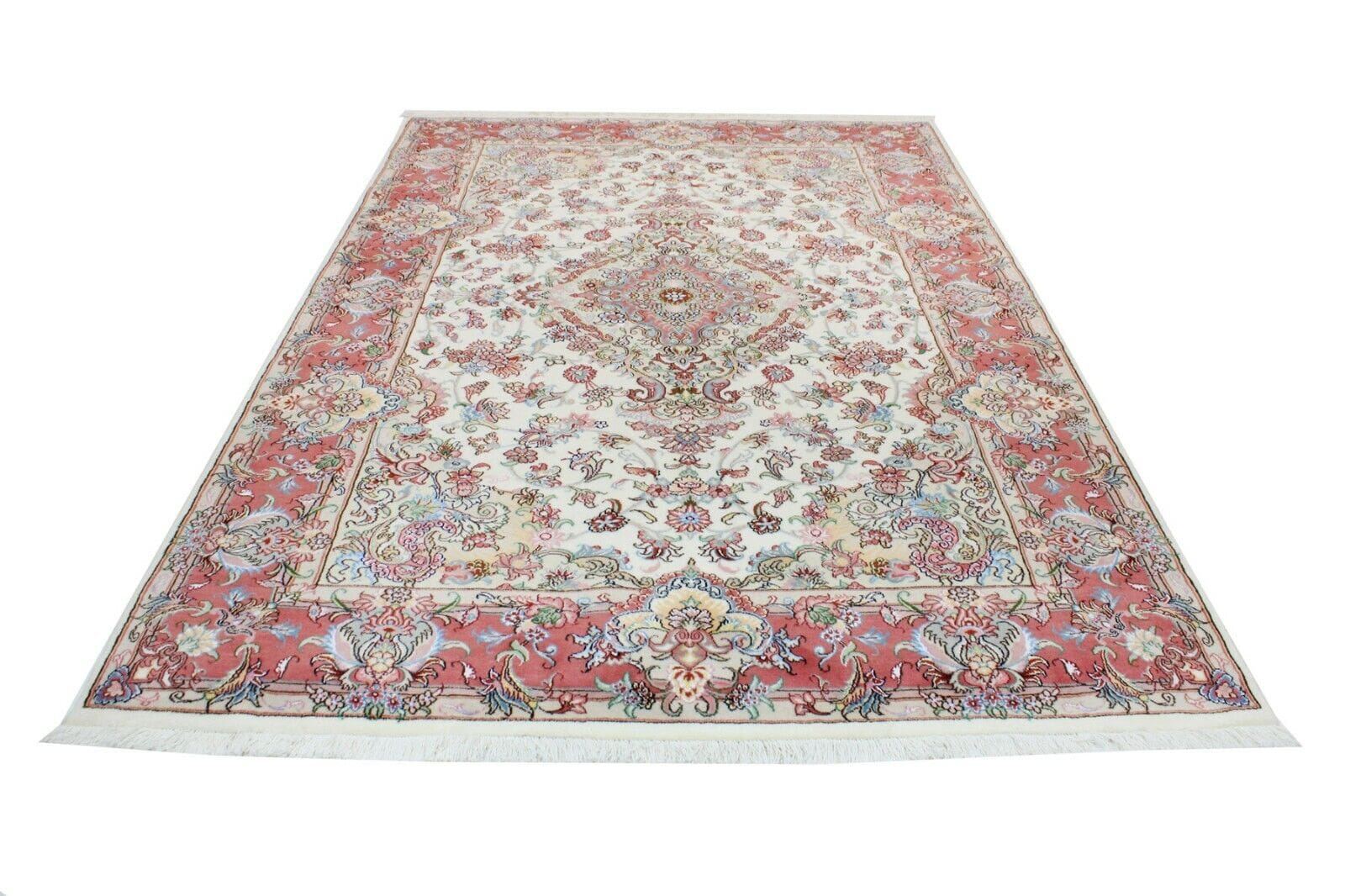 Original Perserteppich Tabriz 297x200 cm, Top Zustand, handgeknüpft