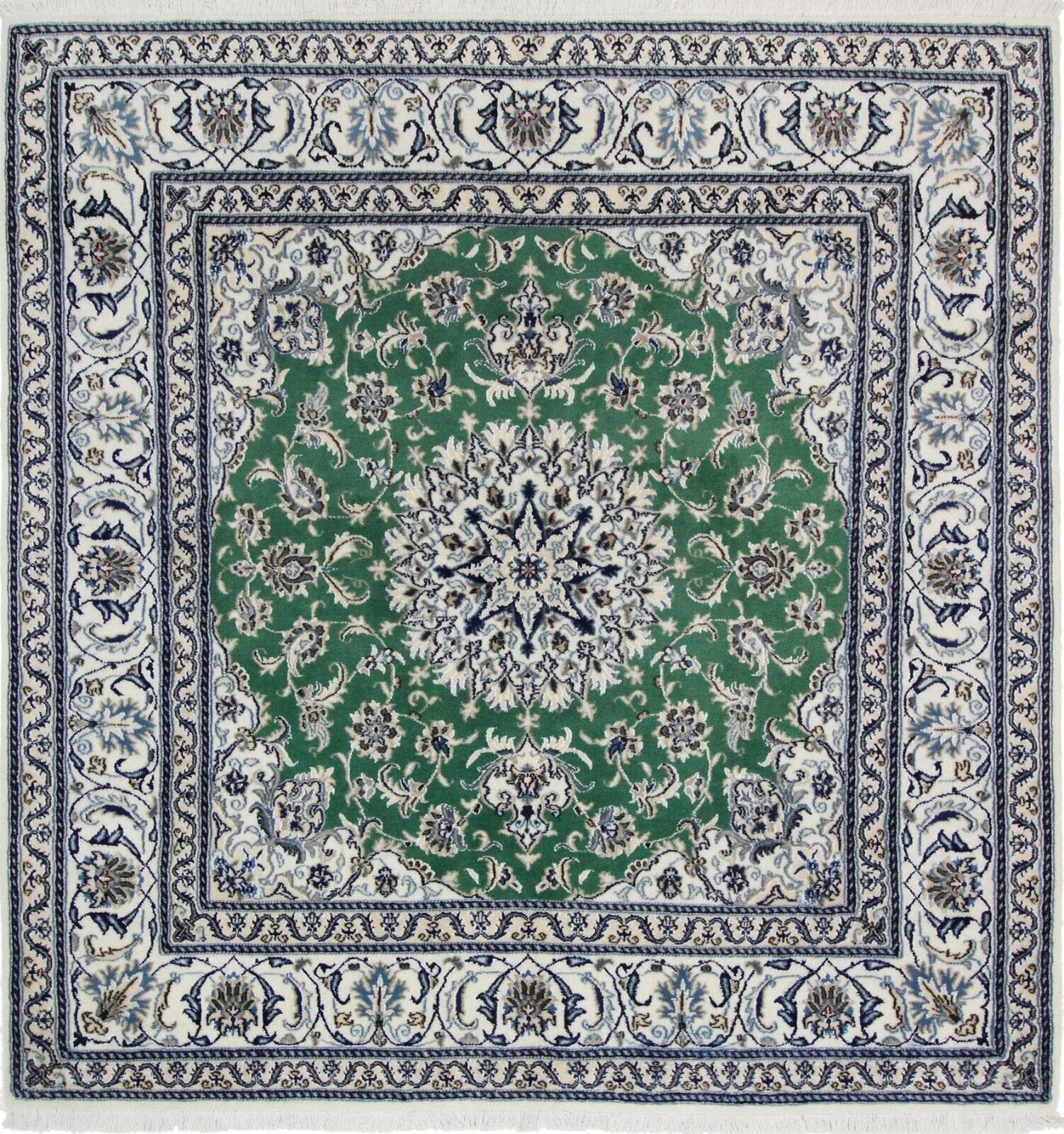 Original Perserteppich Nain 205x197cm Top Zustand, handgeknüpft