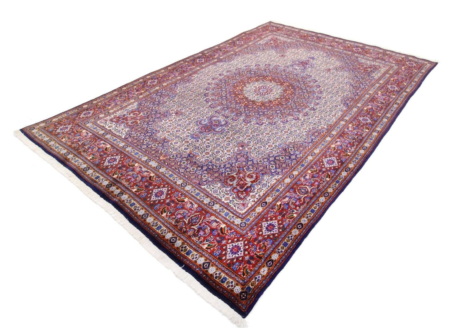 Perserteppich Moud 315x215 cm, fein, Top Zustand, handgeknüpft