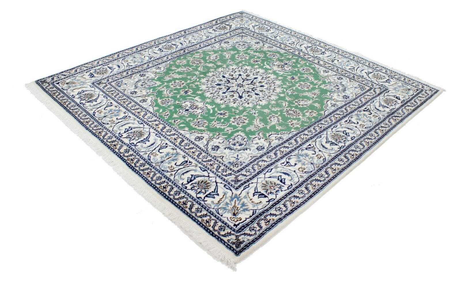 Original Perserteppich Nain 205x197cm Top Zustand, handgeknüpft