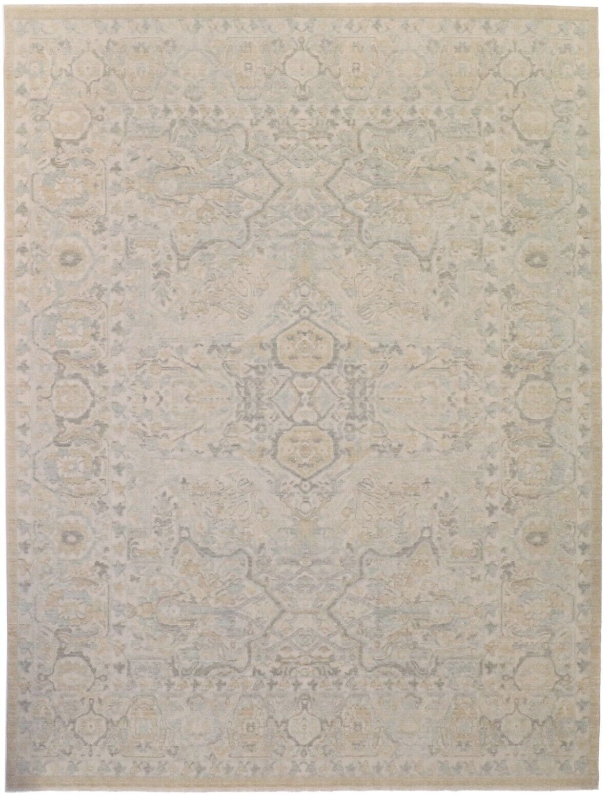 Moderner Designer Perserteppich 253x333 cm Beige, handgeknüpft