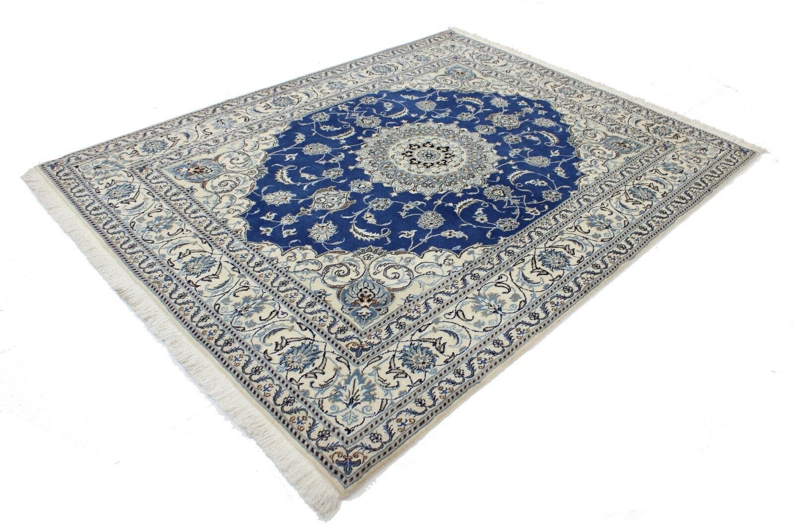 Original Perserteppich Nain 248x193cm, Top Zustand, handgeknüpft