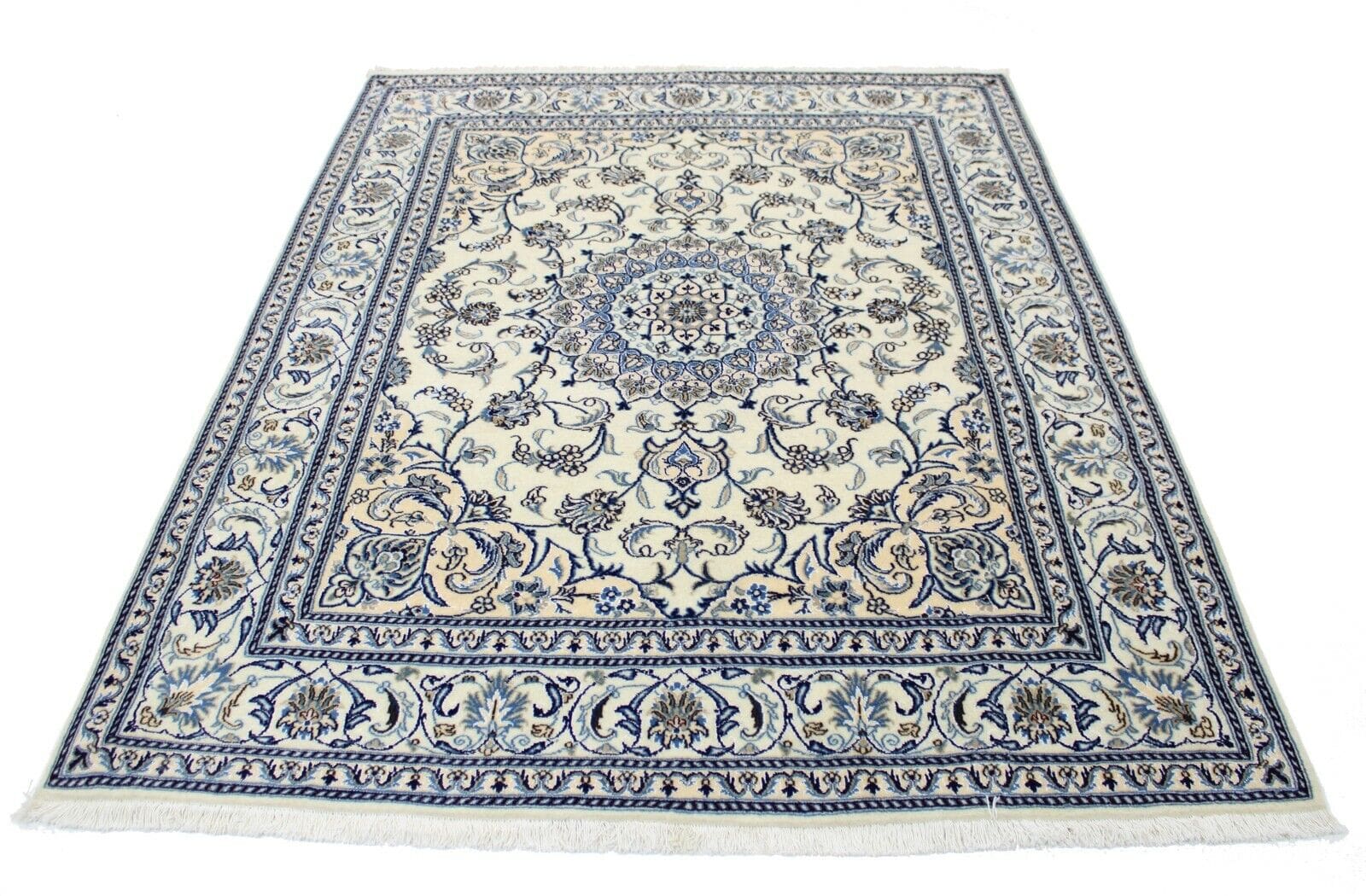 Original Perserteppich Nain 250x197 cm, Top Zustand, handgeknüpft