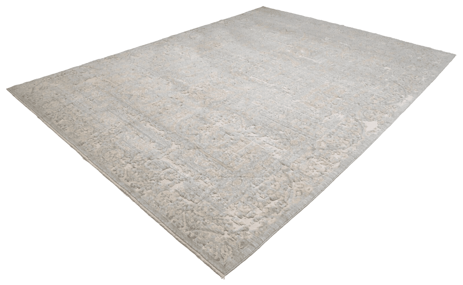Modern Designer Perserteppich 254x334 cm Beige handgeknüpft