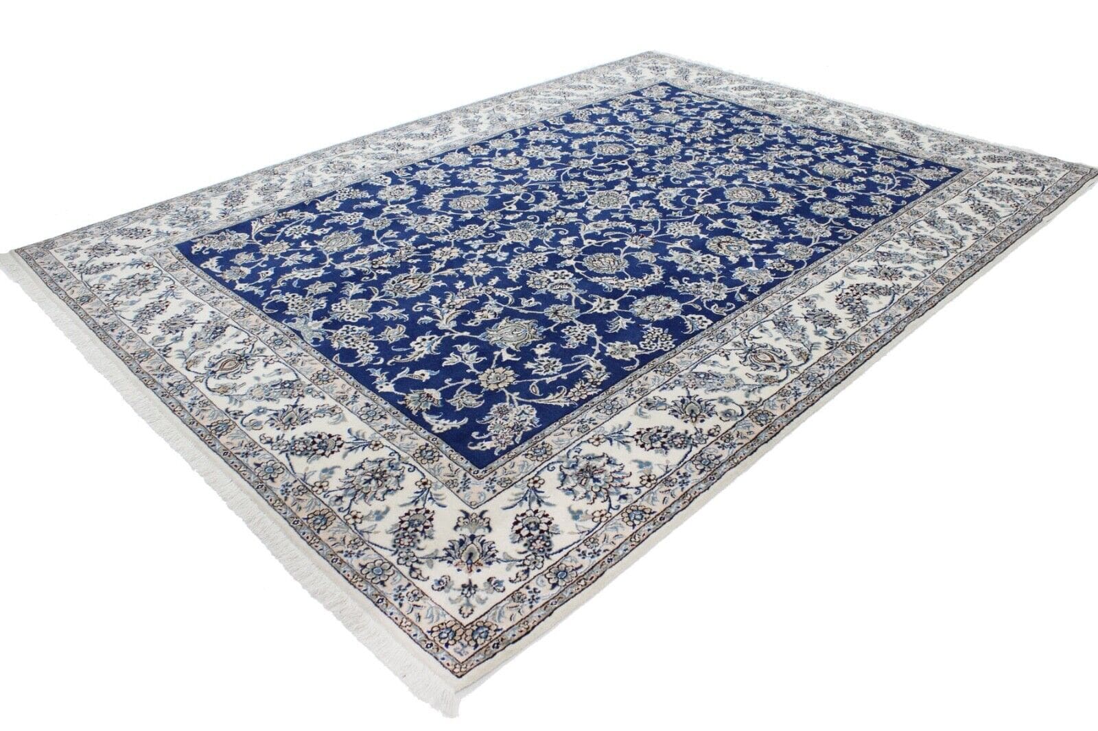 Original Perserteppich Nain 344x246 cm, Top Zustand, handgeknüpft