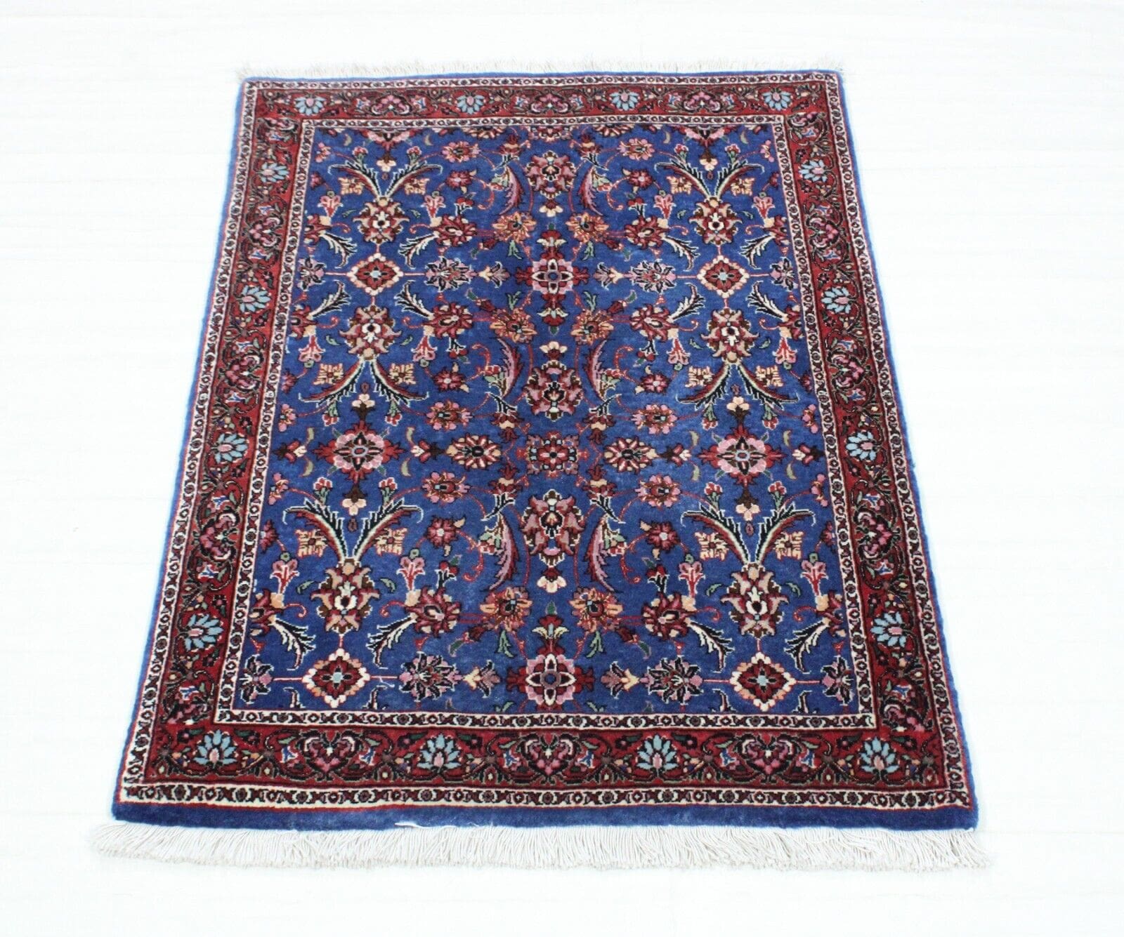 Handgeknüpfter Bidjar Perserteppich 106x72 cm - Seide, Nr. 24-yo