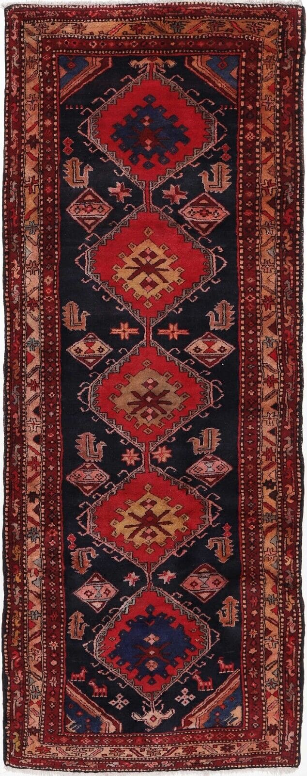 Perserteppich 320x120 cm Meschkin Ardebil, handgeknüpft, hochwertig Läufer