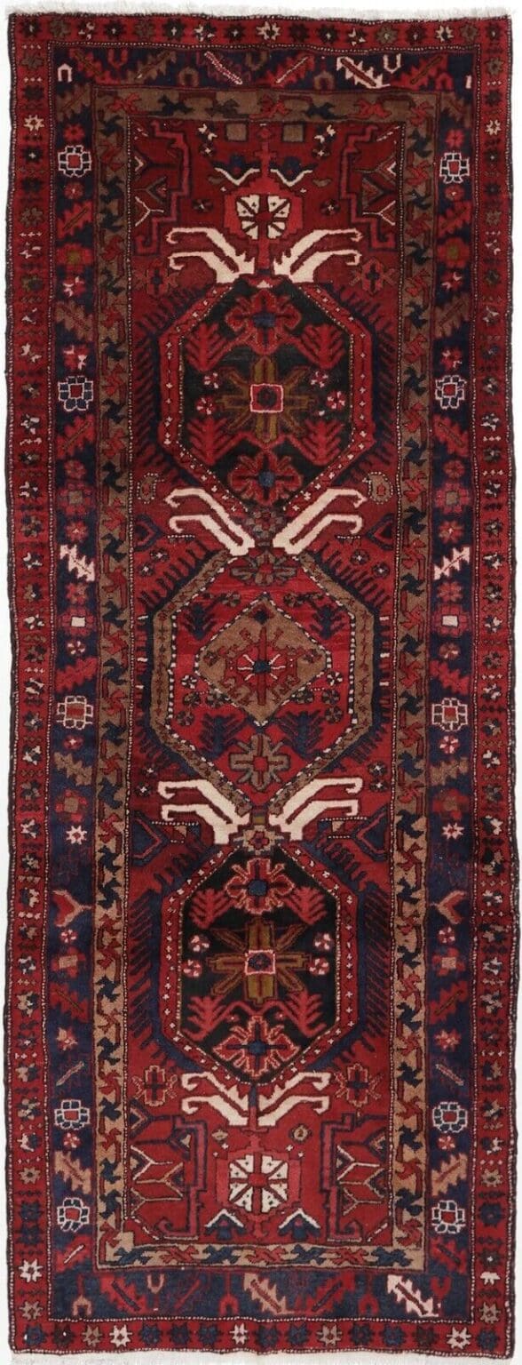 Perserteppich Meschkin Ardebil 328x123cm - handgeknüpft, einzigartig Läufer