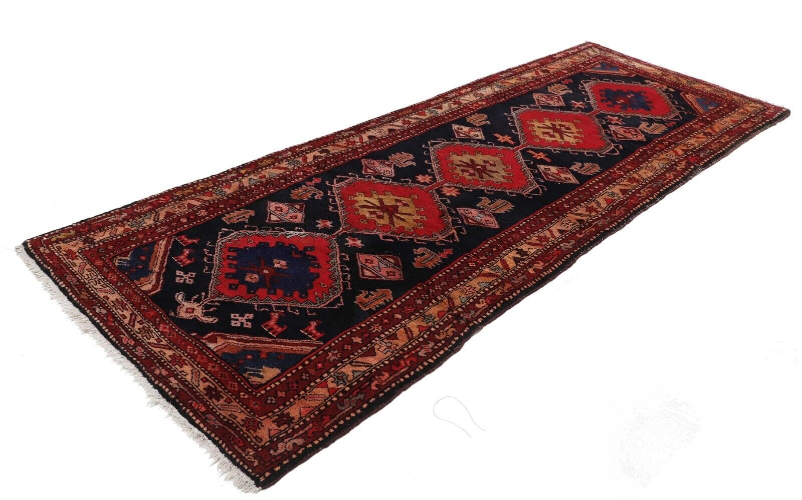 Perserteppich 320x120 cm Meschkin Ardebil, handgeknüpft, hochwertig Läufer