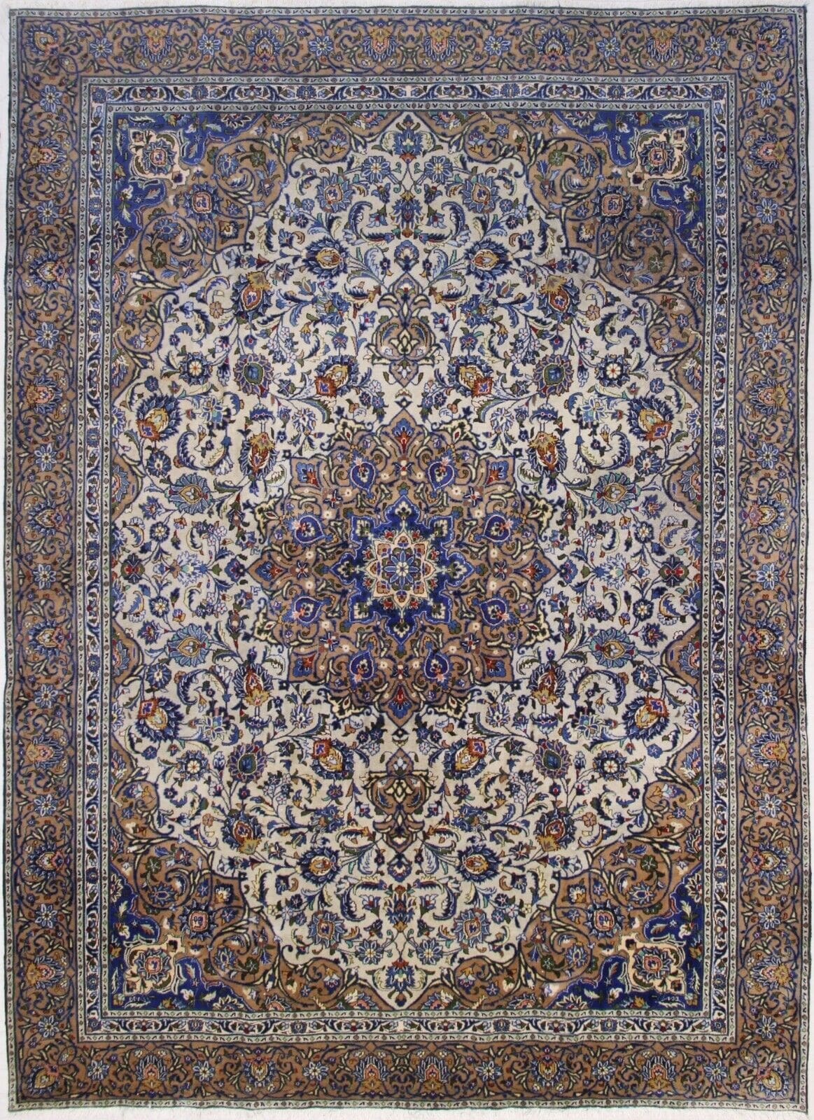 Original Perserteppich Kashmar 375 x 278 cm Klassik Design, handgeknüpft