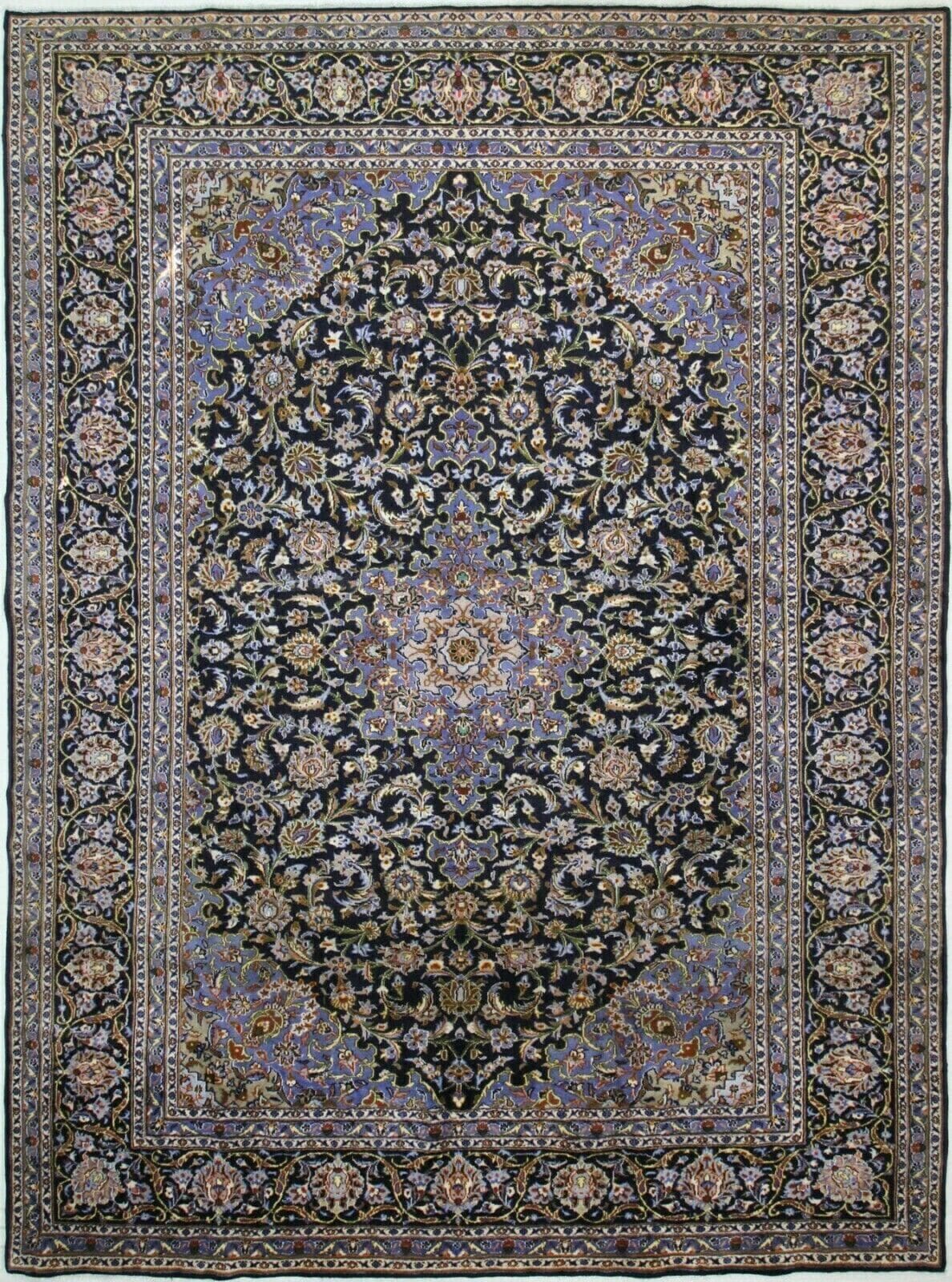 Original Perserteppich Keshan 396x300 cm, 100% handgeknüpft