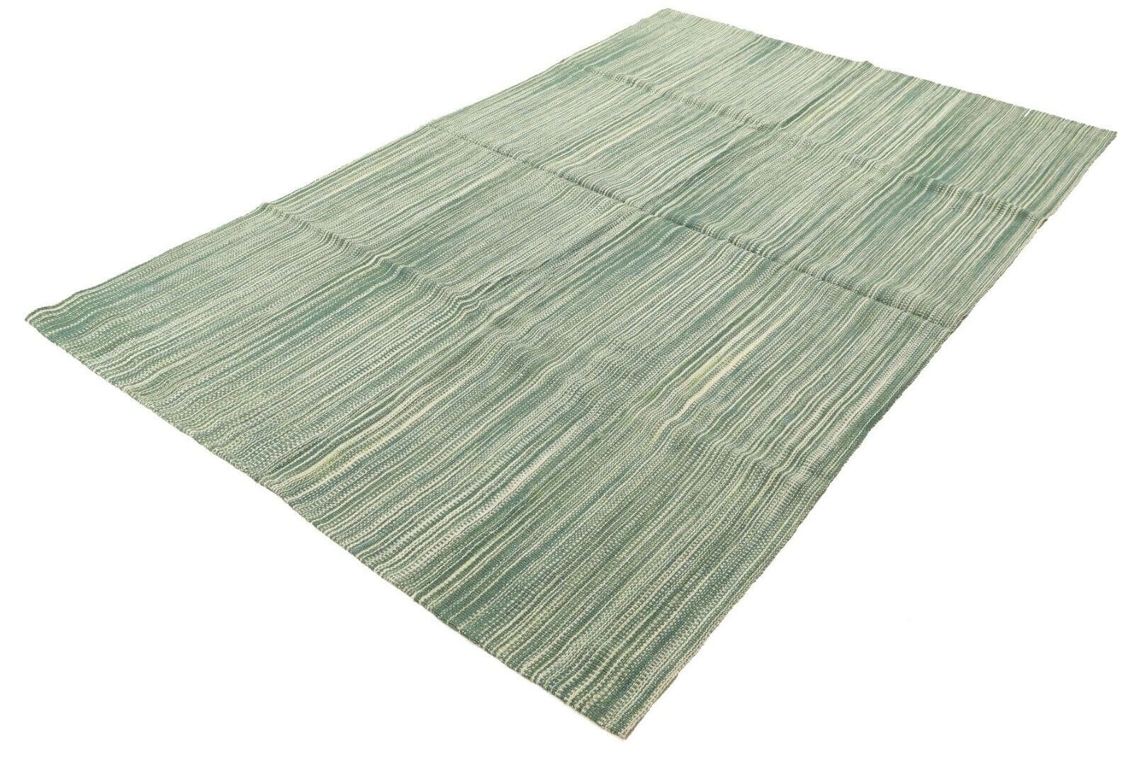 Orientteppich 274x178 cm handgewebt aus Wolle, Modern Kelim