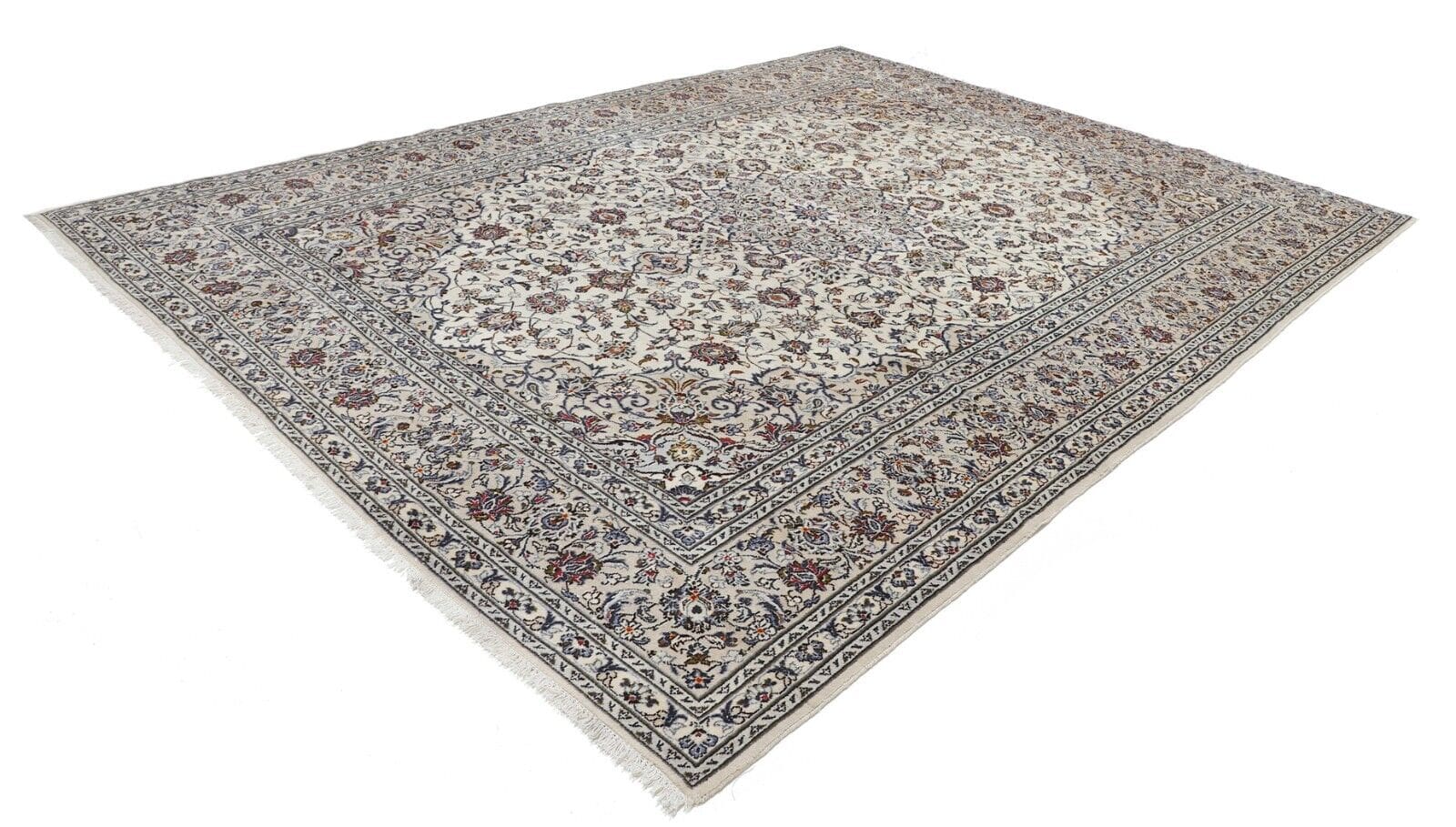 Handgeknüpfter Perserteppich Keshan 385x291 cm - 100% Handarbeit H1