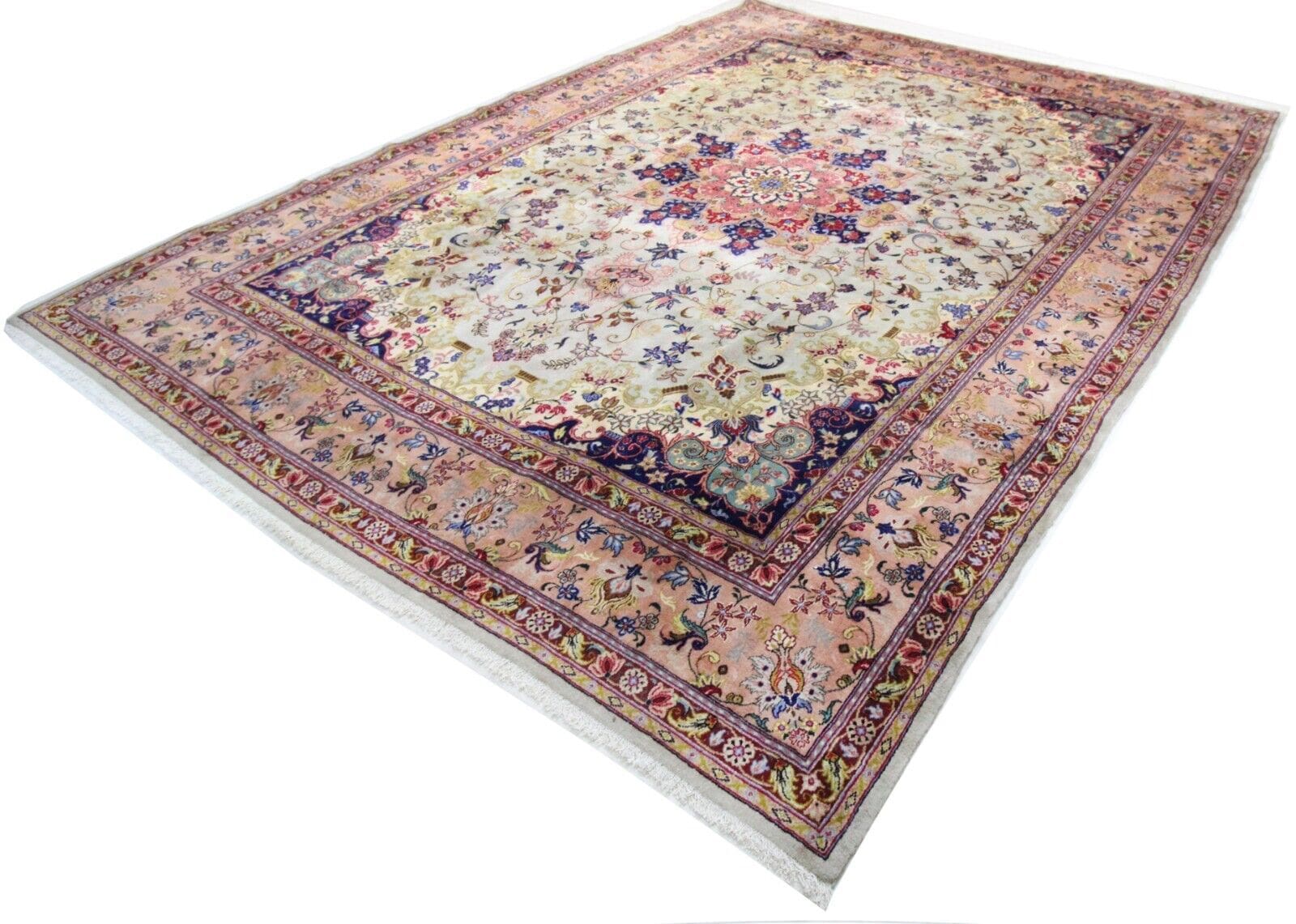 Original Perserteppich Tabriz 387 x 300 cm, handgeknüpft