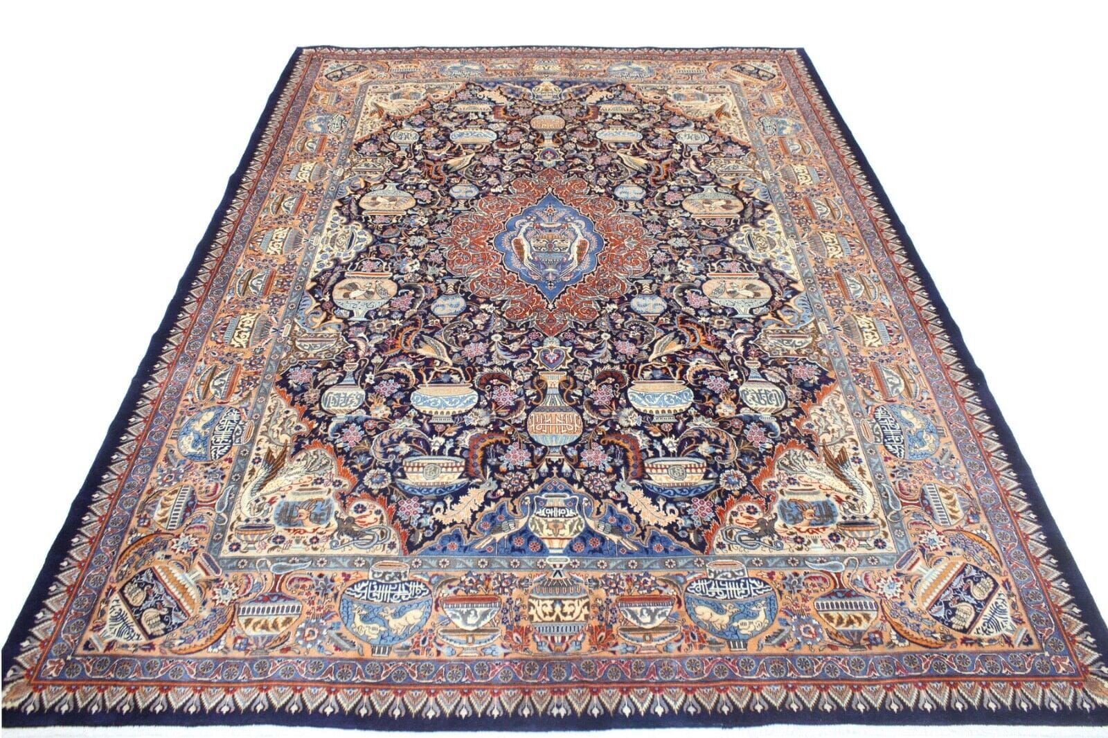Handgeknüpfter Kashmar Perserteppich 400x296 cm - 100% Handarbeit
