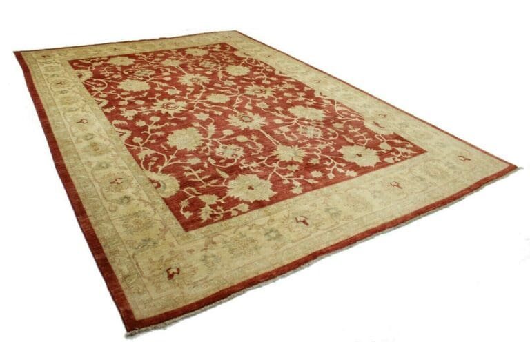 Original Pakistan Ziegler Teppich 423x309 cm, Top Zustand, handgeknüpft, Perserteppich