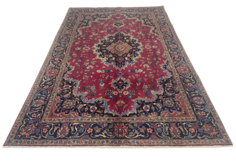 Maschhad Orientteppich 295x194 cm, 250000 Knoten, handgeknüpft