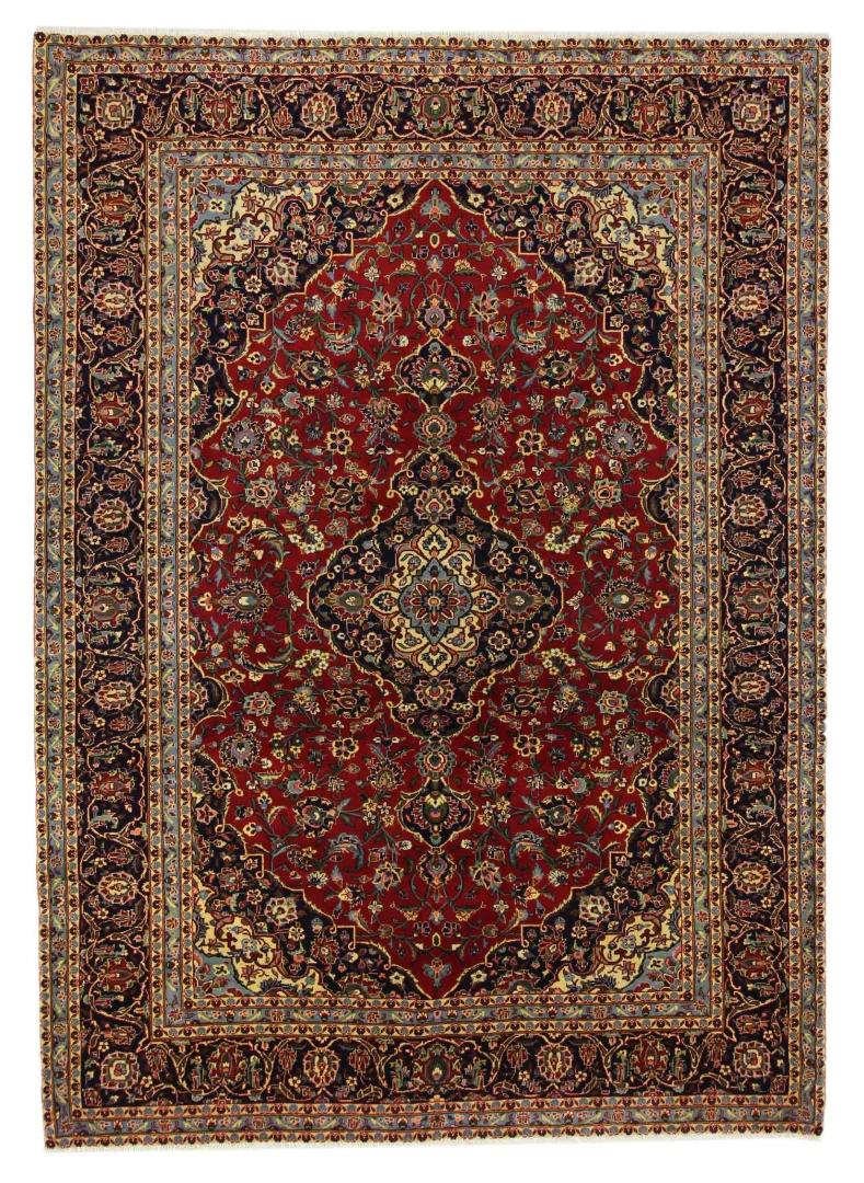 Keshan Orientteppich 282x202 cm, 150.000 Knoten/m², handgeknüpft