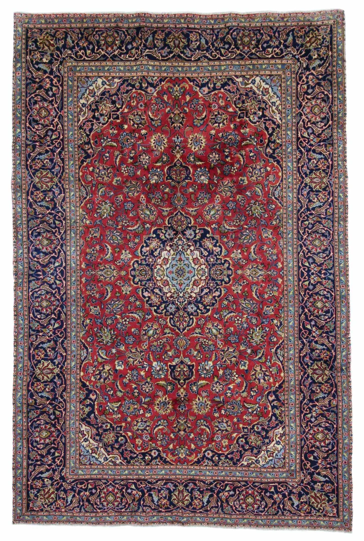 Keshan Orientteppich 303 x 199 cm, 150.000-300.000 Knoten, handgeknüpft