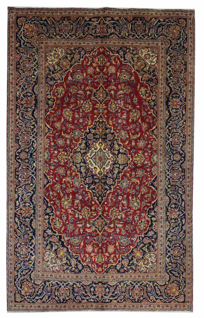 Keshan Teppich 312 x 195 cm, 150.000-300.000 Knoten, handgeknüpft
