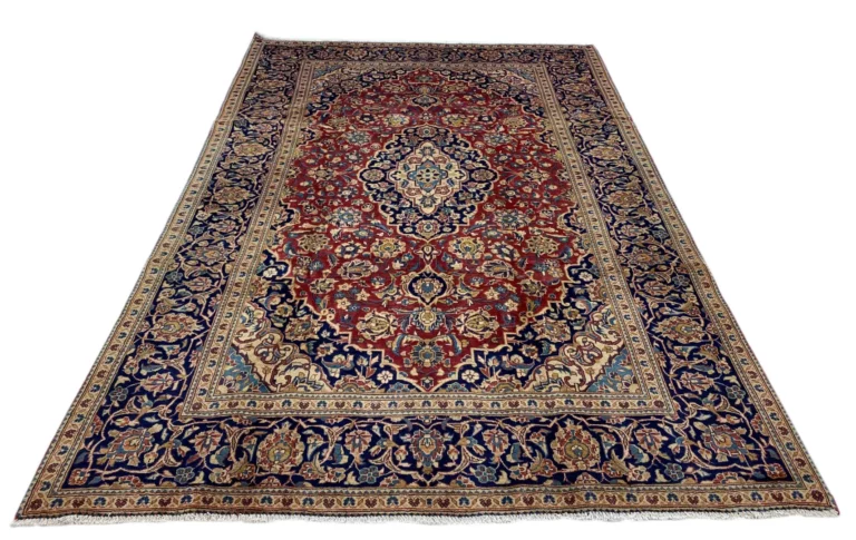 Keshan Teppich 300 x 206 cm, 150.000-300000 Knoten, handgeknüpft
