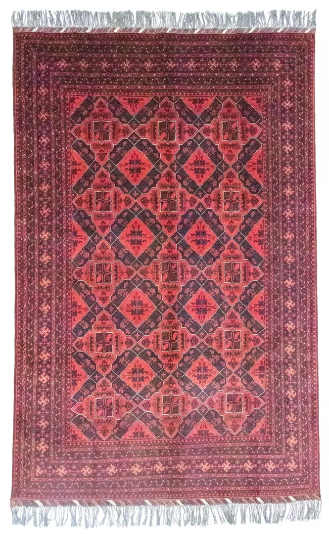 Khal Mohammadi Teppich 298x199 cm, hochwertige Schurwolle, handgeknüpft für Orientteppich